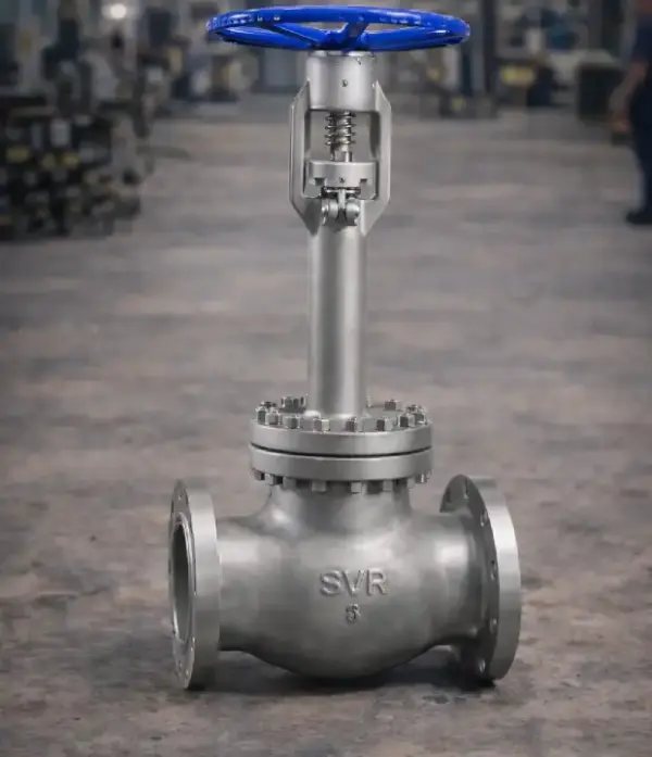 Cryogenic globe valve