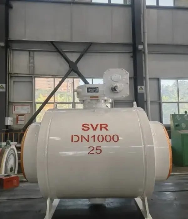 Fully welded ball valve