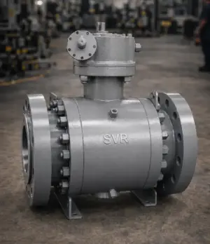 Trunnion ball valve