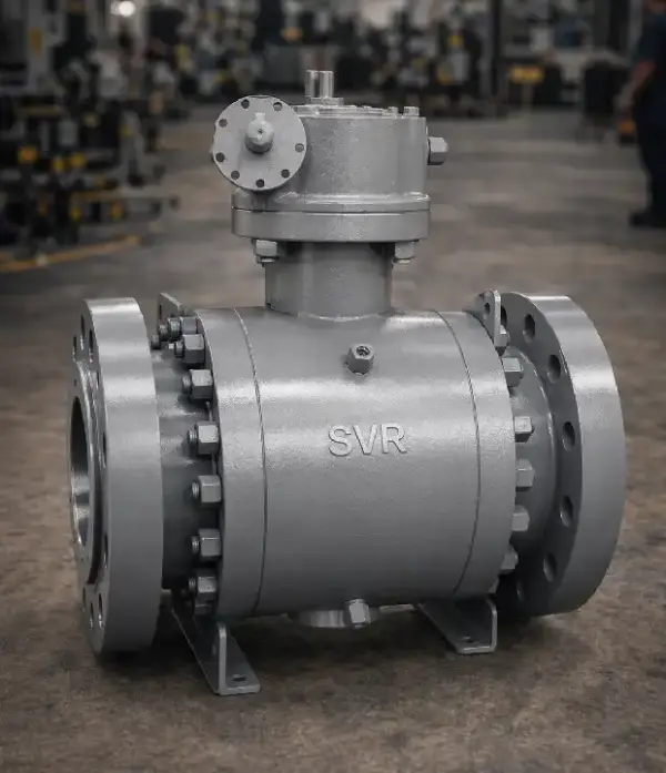 Trunnion ball valve